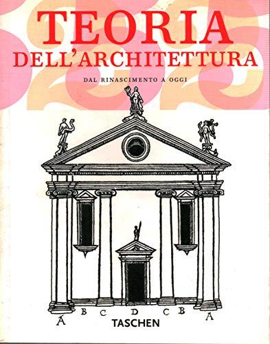 Teoria dell'architettura. Ediz. illustrata - copertina