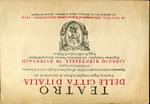 Teatro delle città  d'Italia, con le sue figure intagliate in rame, & descrittioni di esse. Nuovamente tradotto di latino in toscano, et accresciuto sì di figure, come di dichiarationi all'illustrissimo Signor Giorgio Riedtesell in Eysenbach. Ripr. f