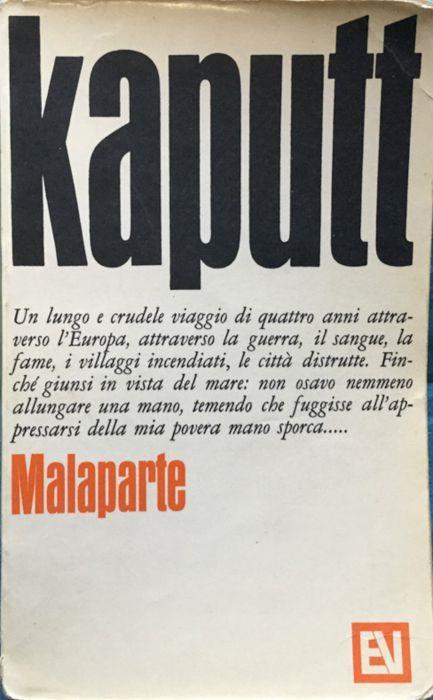 Kaputt - Curzio Malaparte - copertina
