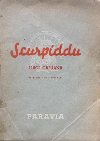 Scurpiddu - Luigi Capuana - copertina