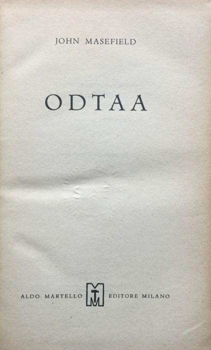 Odtaa - John Masefield - copertina