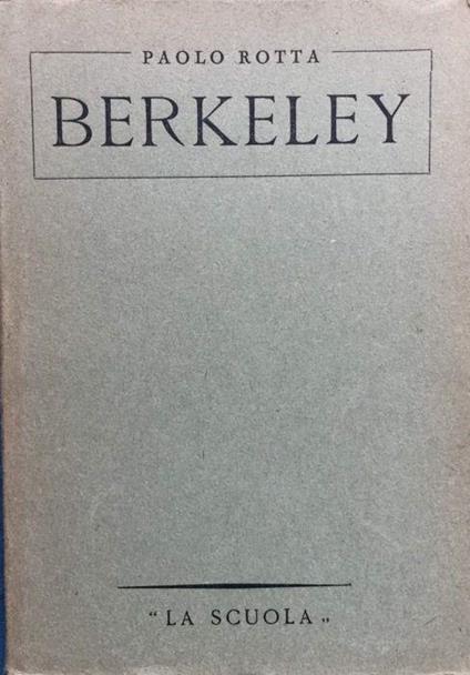 Berkeley - Paolo Rotta - copertina