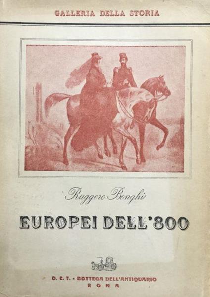 Europei dell'800 - Ruggero Bonghi - copertina