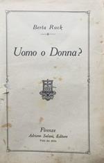 Uomo o donna?