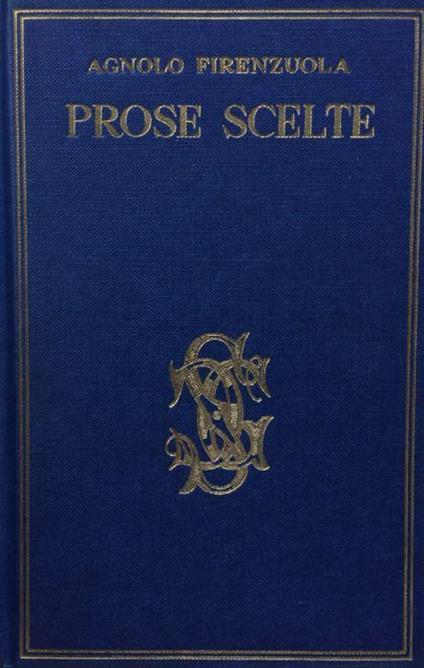 Prose scelte - Agnolo Firenzuola - copertina