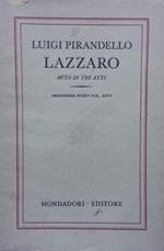 Lazzaro. Pirandello Mondadori 1930