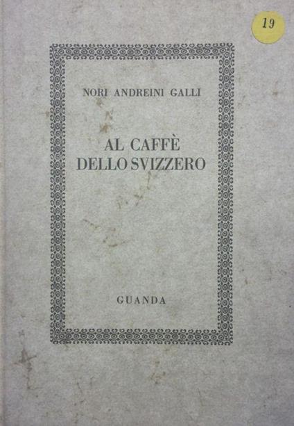 Al caff - Nori Andreini Galli - copertina