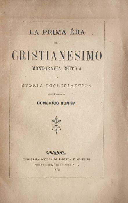 La prima era del cristianesimo - copertina