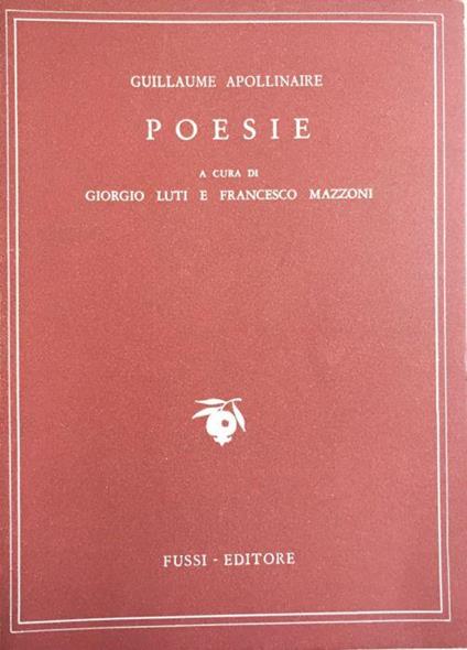 Poesie - Guillaume Apollinaire - copertina