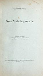 Note michelangiolesche