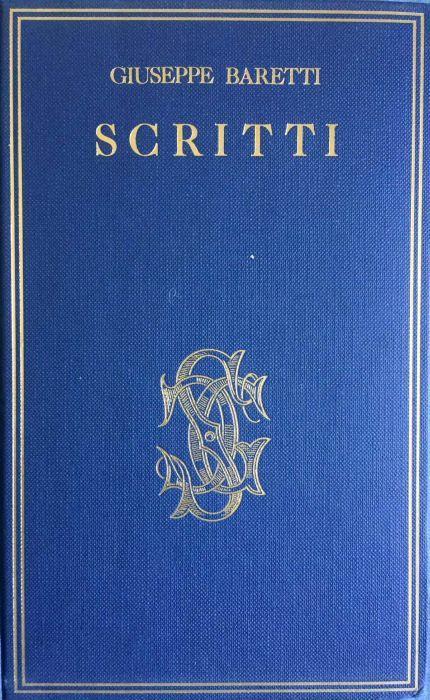 Scritti - Giuseppe Baretti - copertina