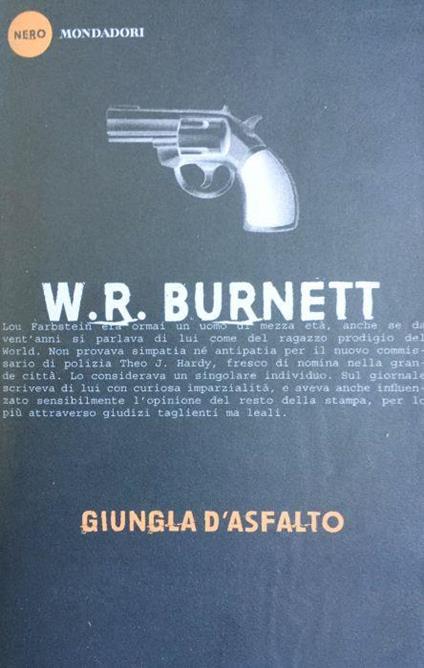 La giungla d'asfalto - William R. Burnett - copertina