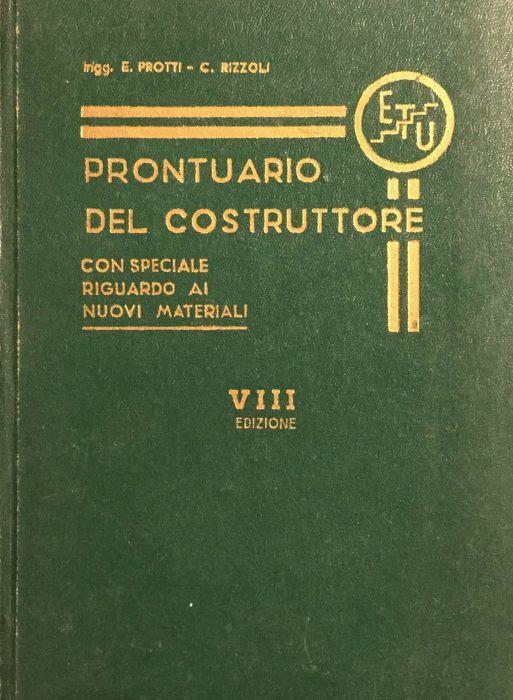 Prontuario del costruttore VIII edizione - G. Pierotti - copertina