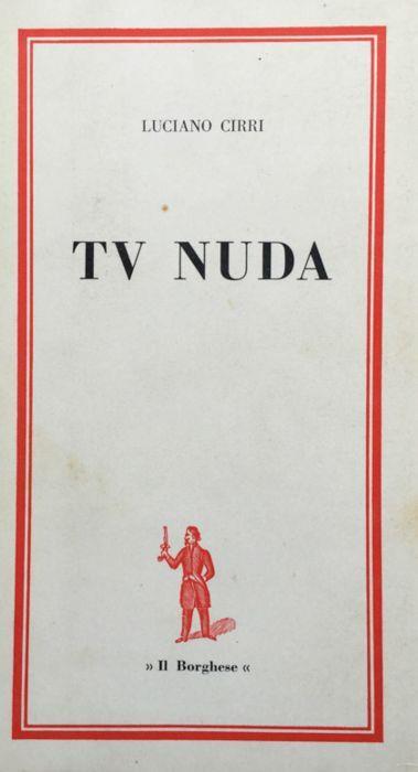 TV nuda - Luciano Cirri - copertina