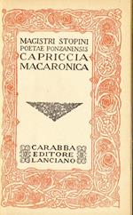 Magistri Stopini poetae ponzanensis Capriccia macaronica