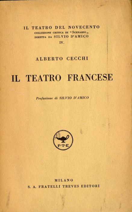 Il teatro francese - Alberto Cecchi - copertina