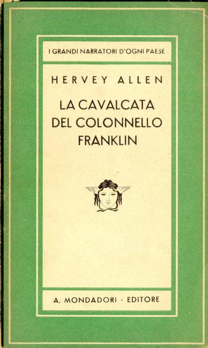 La cavalcata del colonnello Franklin - Hervey Allen - copertina