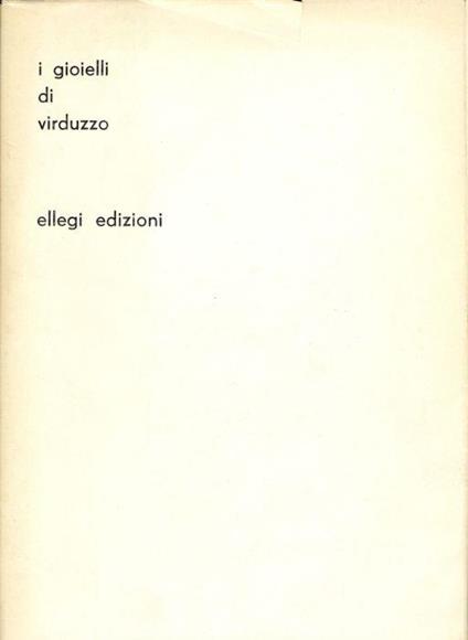 I Gioielli - Antonino Virduzzo - copertina