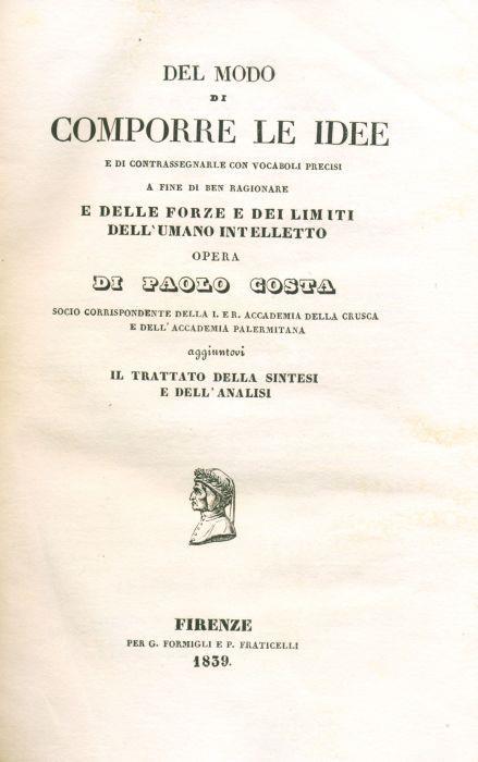 opere complete (4 volumi) - Paolo Costa - copertina