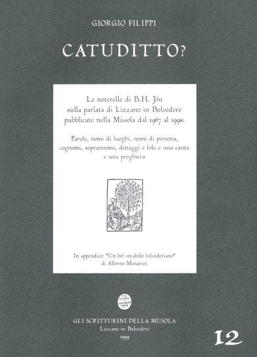 Catuditto? - Giorgio Filippi - copertina