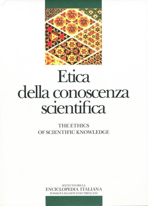 Etica della conoscenza scientifica - copertina
