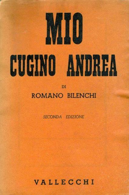 Mio cugino Andrea - Romano Bilenchi - copertina