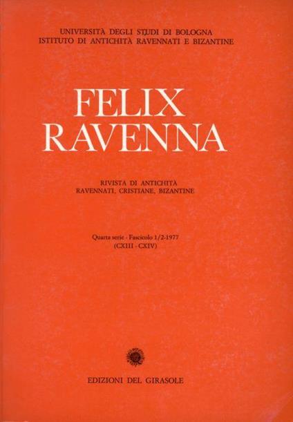 Felix Ravenna 1977 - copertina