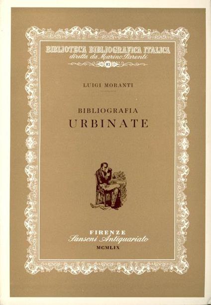 Bibliografia Urbinate - Luigi Moranti - copertina