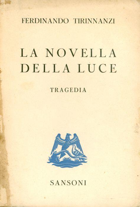 La novella della luce - Ferdinando Tirinnanzi - copertina