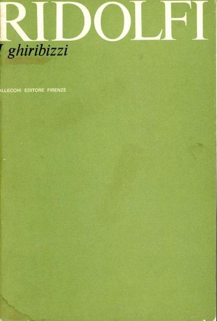 I ghiribizzi - Roberto Ridolfi - copertina