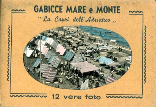 Ricordo di Gabicce Mare e Monte album vedute souvenir - copertina