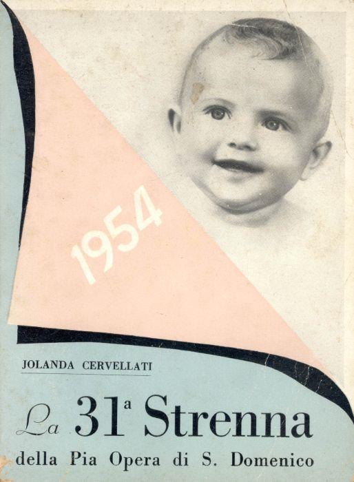 La 31a Strenna della Pia Opera di S. Domenico 1954 - Jolanda Cervellati - copertina
