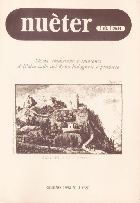 Nueter i sit i quee. 35/1992. Storia, tradizione e ambiente Alta Valle del Reno - copertina