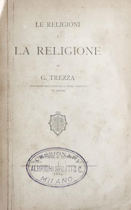 Le religioni e la religione - G. Trezza - copertina