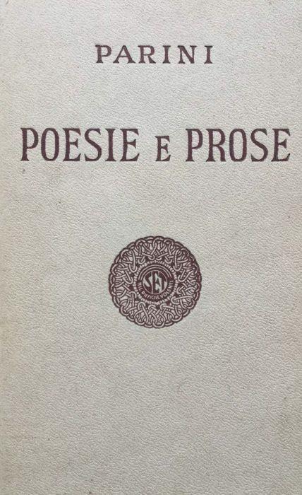 Poesie e prose - Giuseppe Parini - copertina