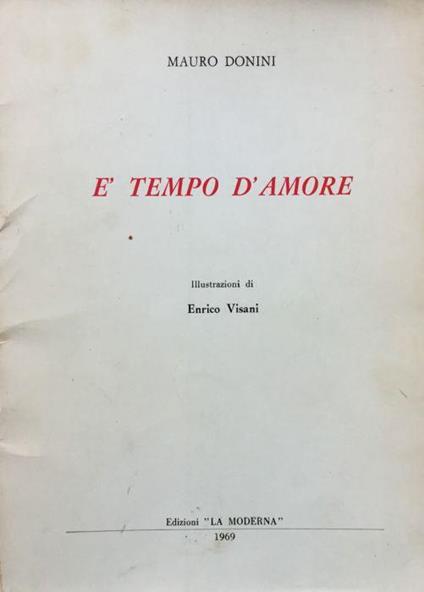 E' tempo d'amore - Mauro Donini - copertina