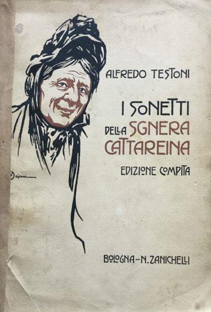 I sonetti della Sgnera Cattareina - Alfredo Testoni - copertina