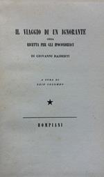 Viaggio di un ignorante, ossia ricetta per gli ipocrondriaci