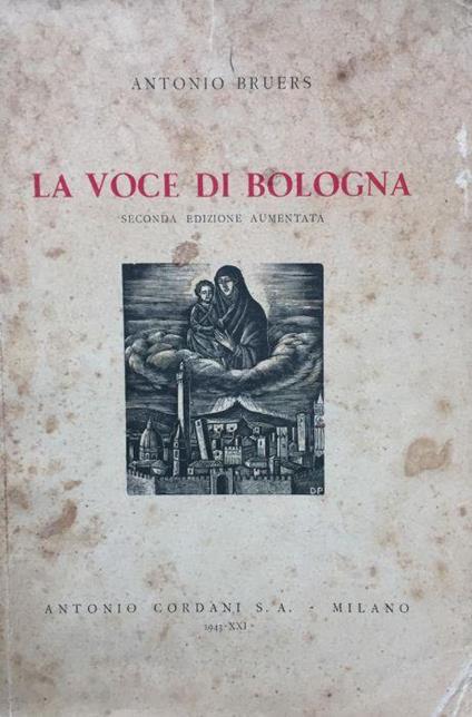 La voce di Bologna - Antonio Bruers - copertina