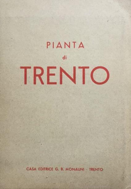 Pianta di Trento - copertina