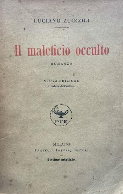 Il maleficio occulto - Luciano Zuccoli - copertina