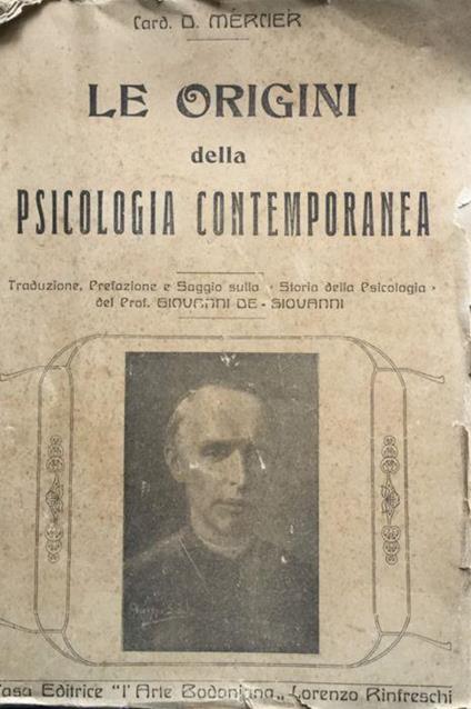 Le origini della psicologia contemporanea - Désiré J. Mercier - copertina