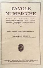 Tavole numeriche