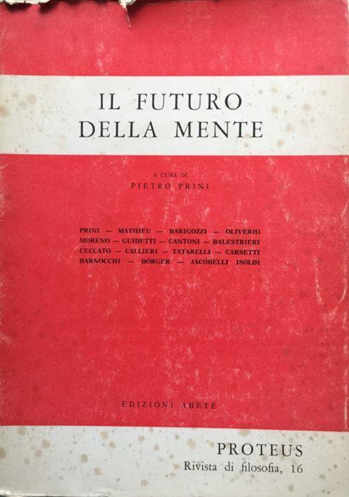 Il futuro della mente - Pietro Prini - copertina