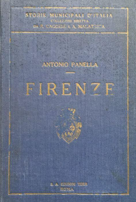 Firenze - Antonio Panella - copertina