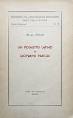 Un poemetto latino di Giovanni Pascoli (conferenza)