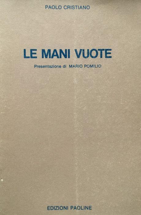 Le mani vuote - Paolo Cristiano - copertina