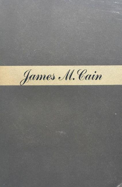 La farfalla - James M. Cain - copertina