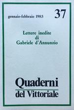 Quaderni del Vittoriale. 37. gennaio febbraio 1983