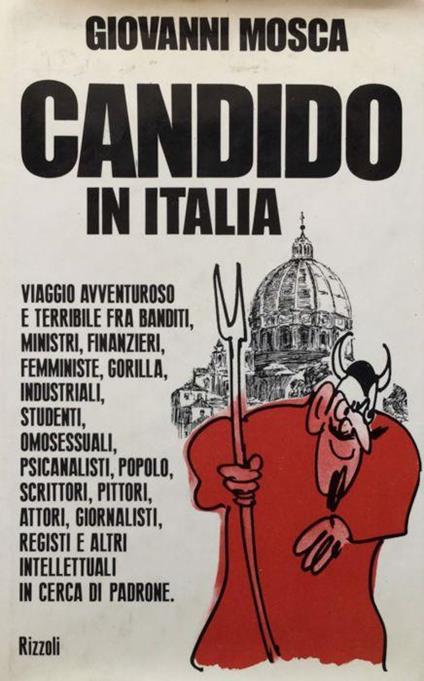 Candido in Italia - Giovanni Mosca - copertina